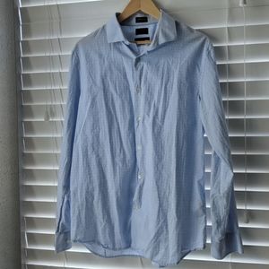 Leggiuno for Banana Republic blue dress shirt L